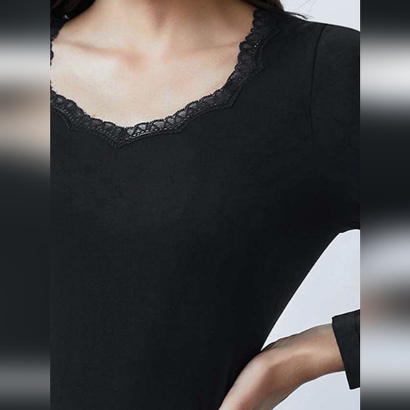 Cuddl Duds 3 Pcs. Women's Warm Winter Essentials 2 Med Tops 1 Pr. Leggings - Picture 3 of 7